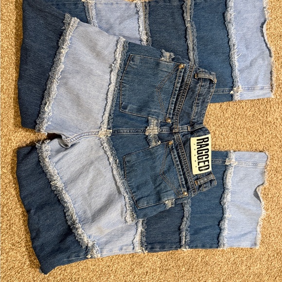 The Ragged Priest Patchwork Denim Jeans 24 - Picture 3 of 5